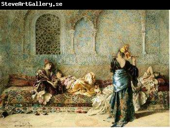 unknow artist Arab or Arabic people and life. Orientalism oil paintings  389